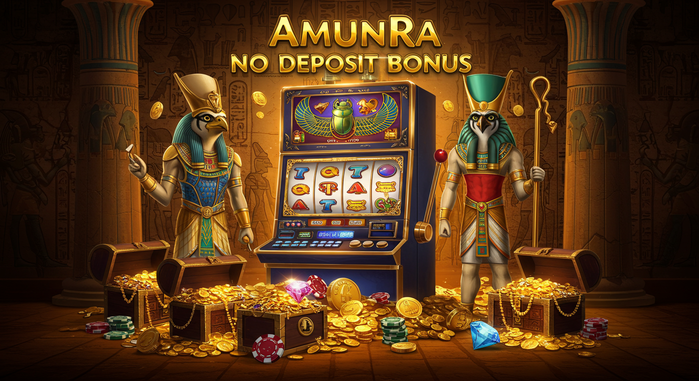 AmunRa casino login-bereich mit eingabefeldern für benutzername und passwort.
